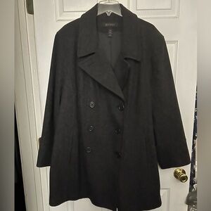 Lane Bryant 100% Wool Coat 26/28 - Grey